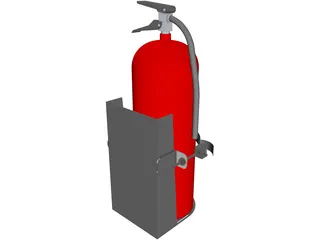 Fire Extinguisher 20lb 3D Model