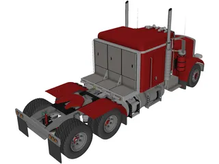 Peterbilt 353 Western Live 3D Model