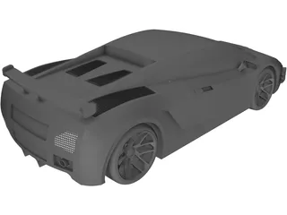 Lamborghini Gallardo Concept 3D Model