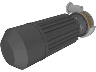 Tesla Motor 3D Model