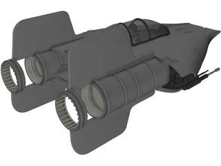 Star Wars A-Wing 3D Model