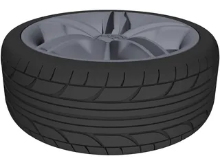 Audi Original Wheel 3D Model