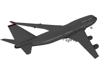 Boeing 747 3D Model