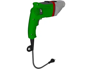 Power Drill Metabo SBE 1010 Plus 3D Model