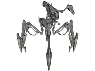 Titan Droid Robot Spider 3D Model