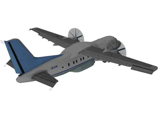 Antonov An-140 3D Model