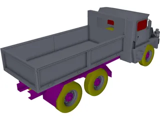 Dumper Truck 3D Model