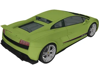 Lamborghini Gallardo LP570-4 Superleggera (2011) 3D Model
