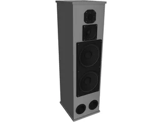 Hi-Fi Speaker 3D Model