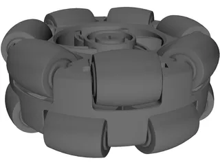 Omni Wheel 4 inch 3D Model