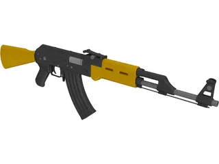 AK-47 3D Model