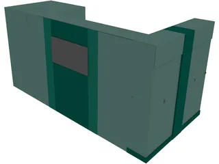 Display Booth 3D Model