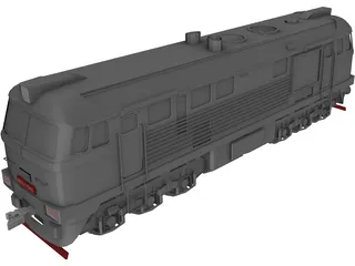 M62 Locomotive 3D Model