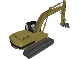 Excavator 3D Model