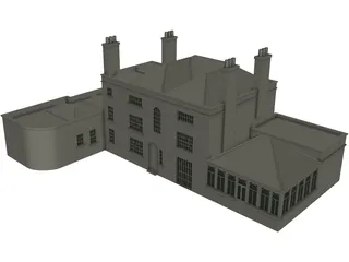 Manor House 3D Model