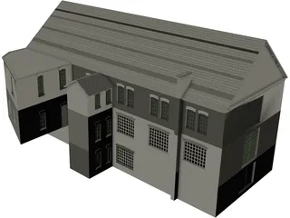 Factory House 3D Model