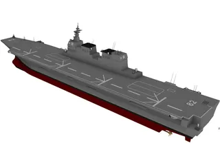 Hyuga-class Helicopter Destroyer 3D Model