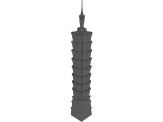 Taipei Tower 3D Model