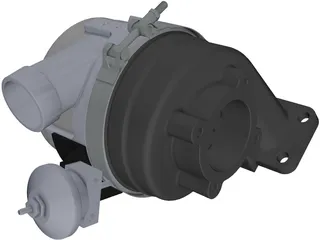 Aerocharger 3D Model