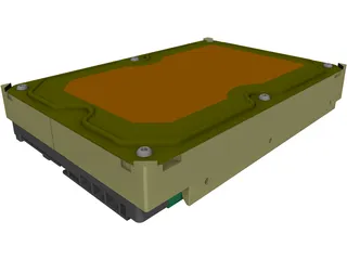 3.5 HDD SATA 3D Model