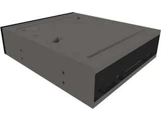 5.25 DVD Burner 3D Model