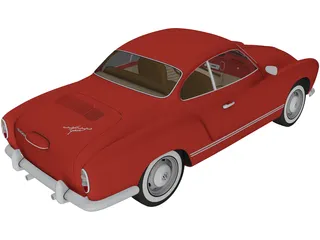 Volkswagen Karmann Ghia (1974) 3D Model