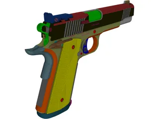 Kimber 1911 3D Model