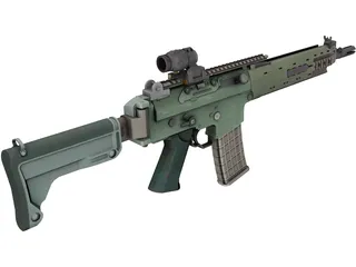 AK-5C Gun 3D Model