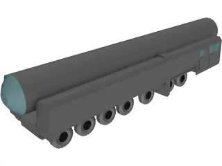 RT-2UTTKh Topol-M 3D Model