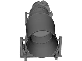 Jet Engine 3D Model