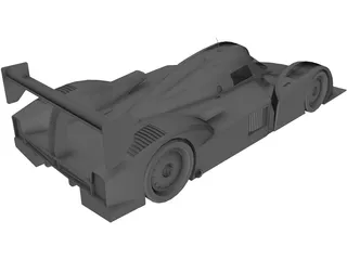 Peugeot 908 Le Mans 3D Model