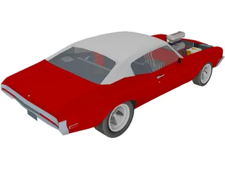 Buick Skylark Street (1970) 3D Model