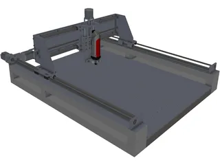 3 Axis CNC 3D Model