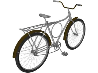 City Bicycle 3D Model