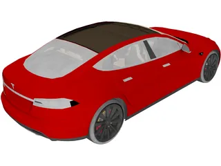 Tesla Model S 85 3D Model