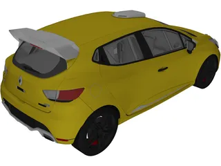 Renault Clio RS Cup (2014) 3D Model