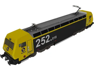 Siemens Locomotive Deutsche Bahn 3D Model