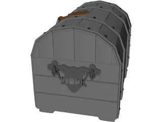 Treasure Chest 3D Model