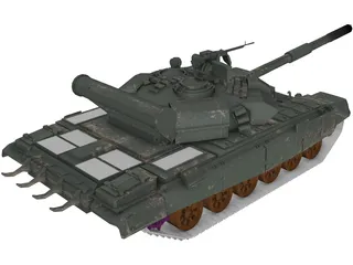 T-90 3D Model