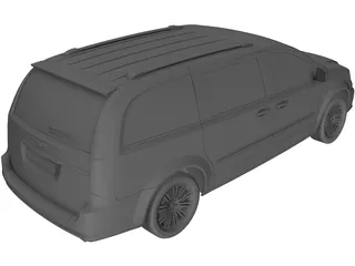Chrysler Town and Country (2012) 3D Model