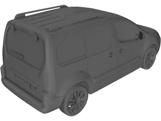 Citroen Berlingo Multispace (2011) 3D Model