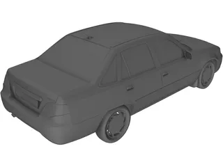 Daewoo Nexia (2012) 3D Model