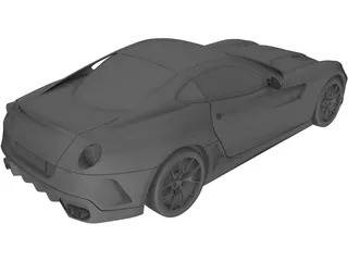 Ferrari 599 GTO (2011) 3D Model