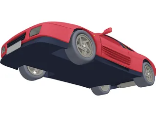 Ferrari 348 TB (1989) 3D Model