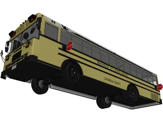 School Bus 3D Model