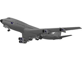 Boeing 747 The Jumbo Jet 3D Model