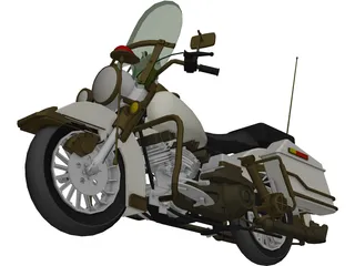 Harley-Davidson Police 3D Model