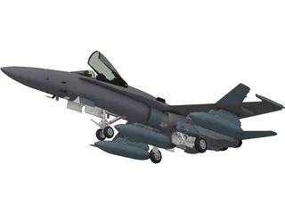 F-18 VFA-151 Hornet 3D Model