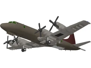 Lockheed P-3C Orion 3D Model