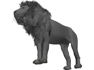 Lion 3D Model